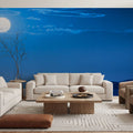 Blue Sunrise Mural Wallpaper - room preview 04