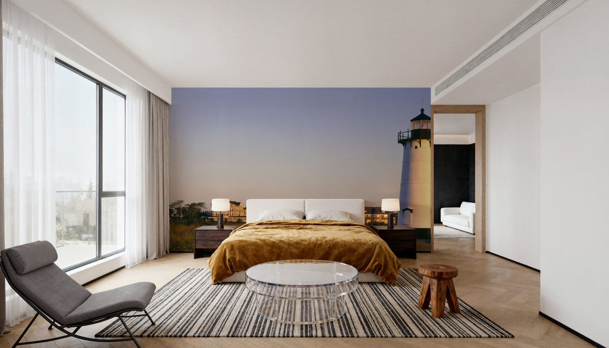 Coastal Beacon Mural Wallpaper - room preview 04