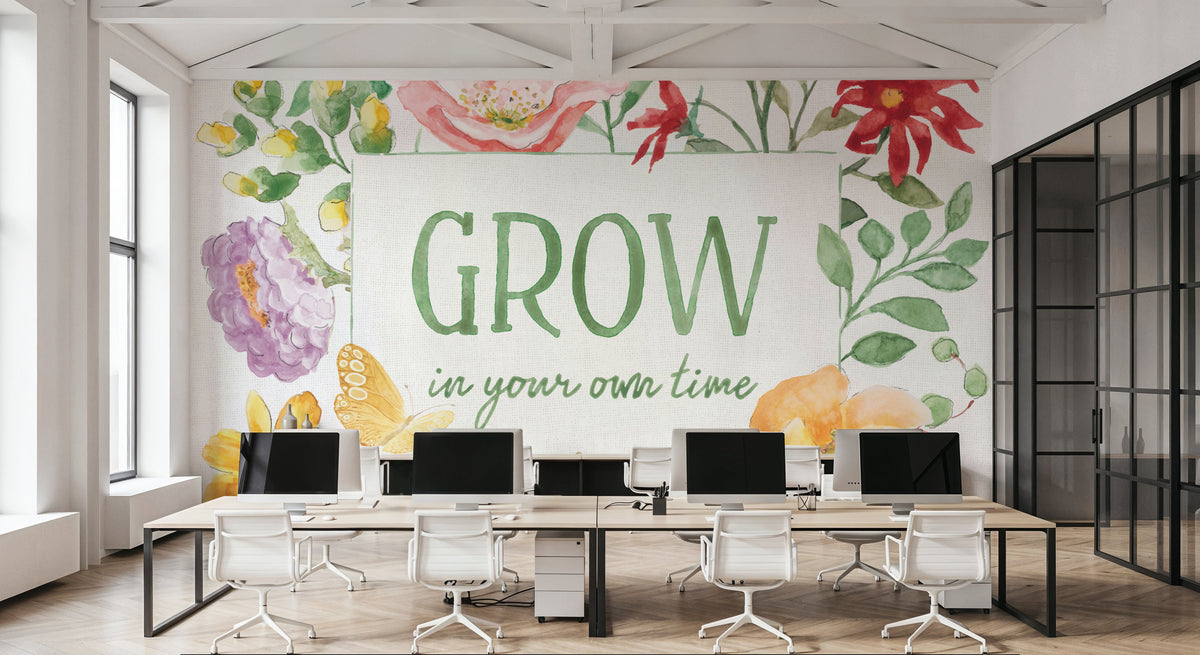Soft Meadow XI Mural Wallpaper - room preview 04