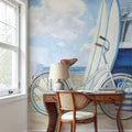 Beach Time Baskets Mural Wallpaper - room preview 04