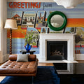 Greetings From Fall River Mural Wallpaper - room preview 04