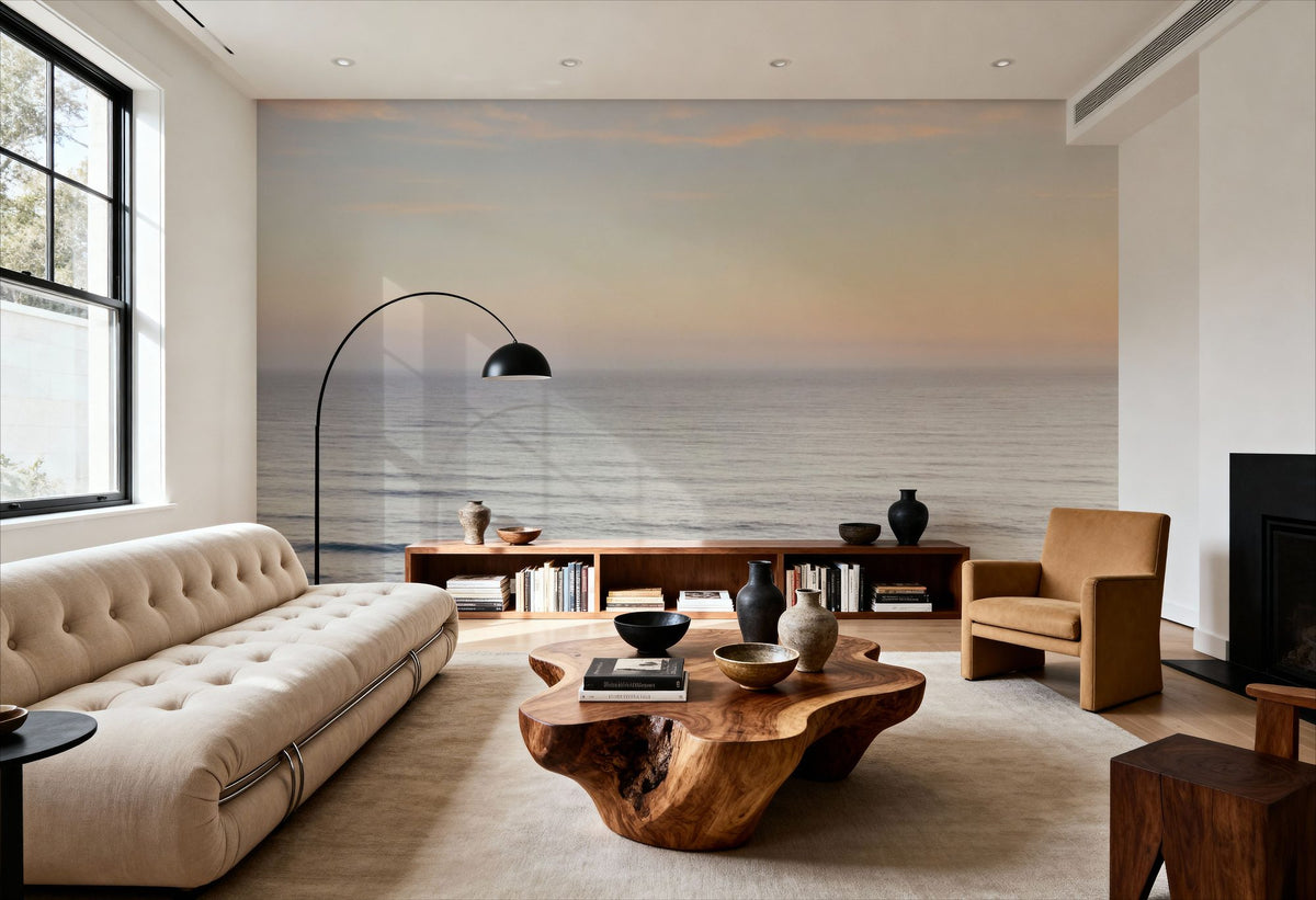 Sunset on Redwoods Coast II Mural Wallpaper - room preview 04