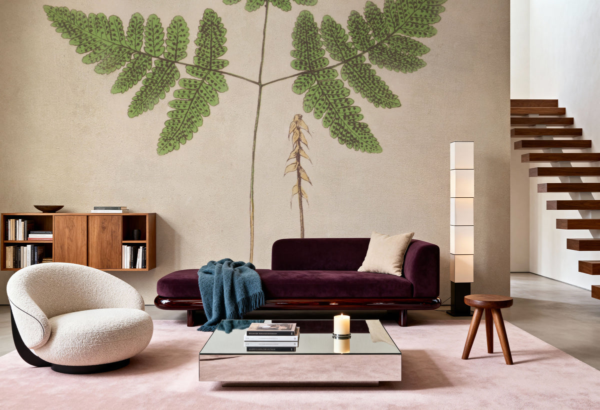 Forest Fern II Mural Wallpaper - Warm Tone - room preview 04