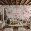 Blooming Magnolia Mural Wallpaper - room preview 04