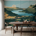 Travel Lake Windermere Mural Wallpaper - room preview 04