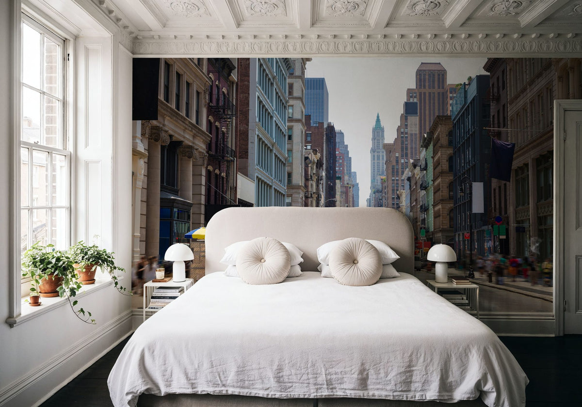 Soho Street View in Manhattan Mural Wallpaper - room preview 04