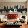 Izmir Turkey Skyline Concrete Mural Wallpaper - room preview 04