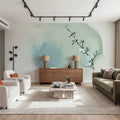 Magnolia & Birds Mural Wallpaper - Light Tone - room preview 04
