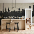 Erlangen Germany Skyline Concrete Mural Wallpaper - room preview 04