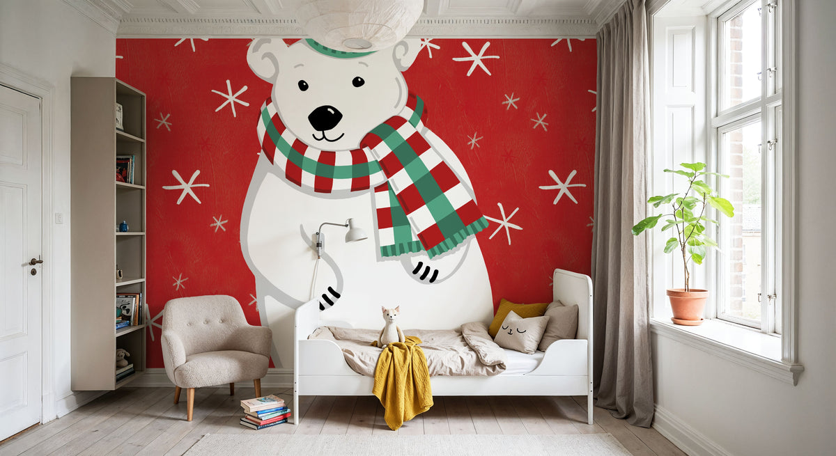 Festive Christmas III Mural Wallpaper - room preview 04