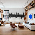 Lichfield England Skyline Black & White Mural Wallpaper - room preview 04