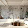 Winter Birch Serenity Mural Wallpaper - room preview 04