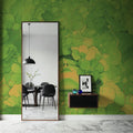 The Bucket of List Green Orange Mural Wallpaper - room preview 04