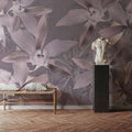 Big Orchids Purple Mural Wallpaper - room preview 04