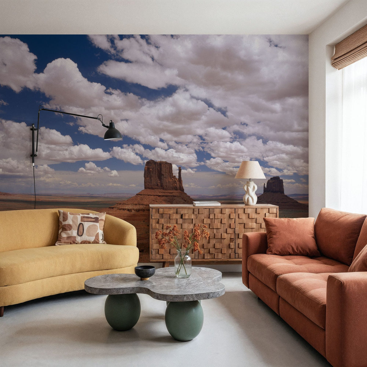 Majestic Monument Valley Mural Wallpaper - room preview 04