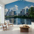 Skyline Reflections Mural Wallpaper - room preview 04