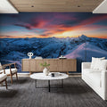 Mountain Sunset Mural Wallpaper - room preview 04