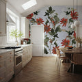 Contemporary Clematis Mural Wallpaper - Edition 4 - room preview 04