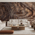 Driftwood Contours Mural Wallpaper - room preview 04