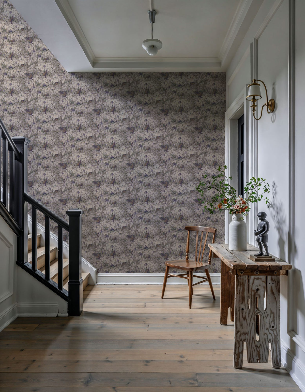 Fruit Tree Bower, Purple Mural Wallpaper - room preview 04