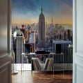Rainbow Over New York City Mural Wallpaper - room preview 04