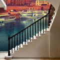 Baroque Riverfront Mural Wallpaper - room preview 04