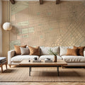 San Francisco Map Mural Wallpaper - room preview 04