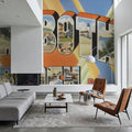 Greetings From Renoboth Beach Mural Wallpaper - room preview 04