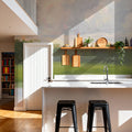 Pastel Clouds Over the Water Mural Wallpaper - room preview 04