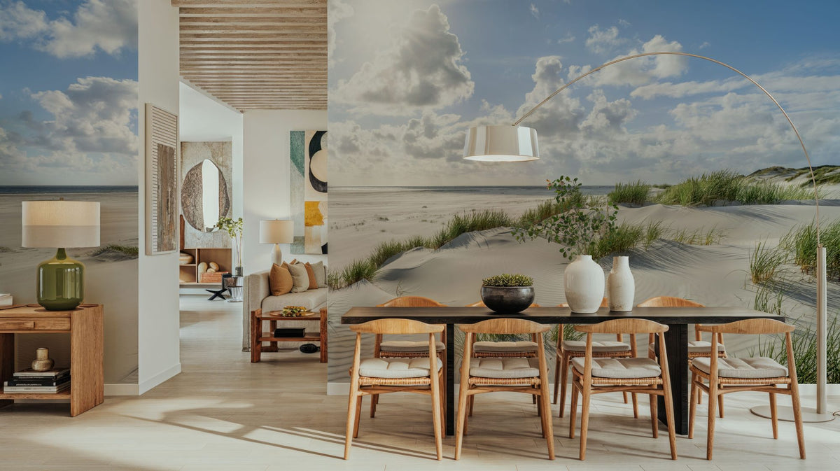 Kniepsand Beach Mural Wallpaper - room preview 04