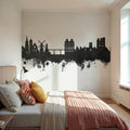 Scarborough England Skyline Black & White Mural Wallpaper - room preview 04