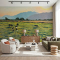 Sunrise Mural Wallpaper - Warm Tone - room preview 04