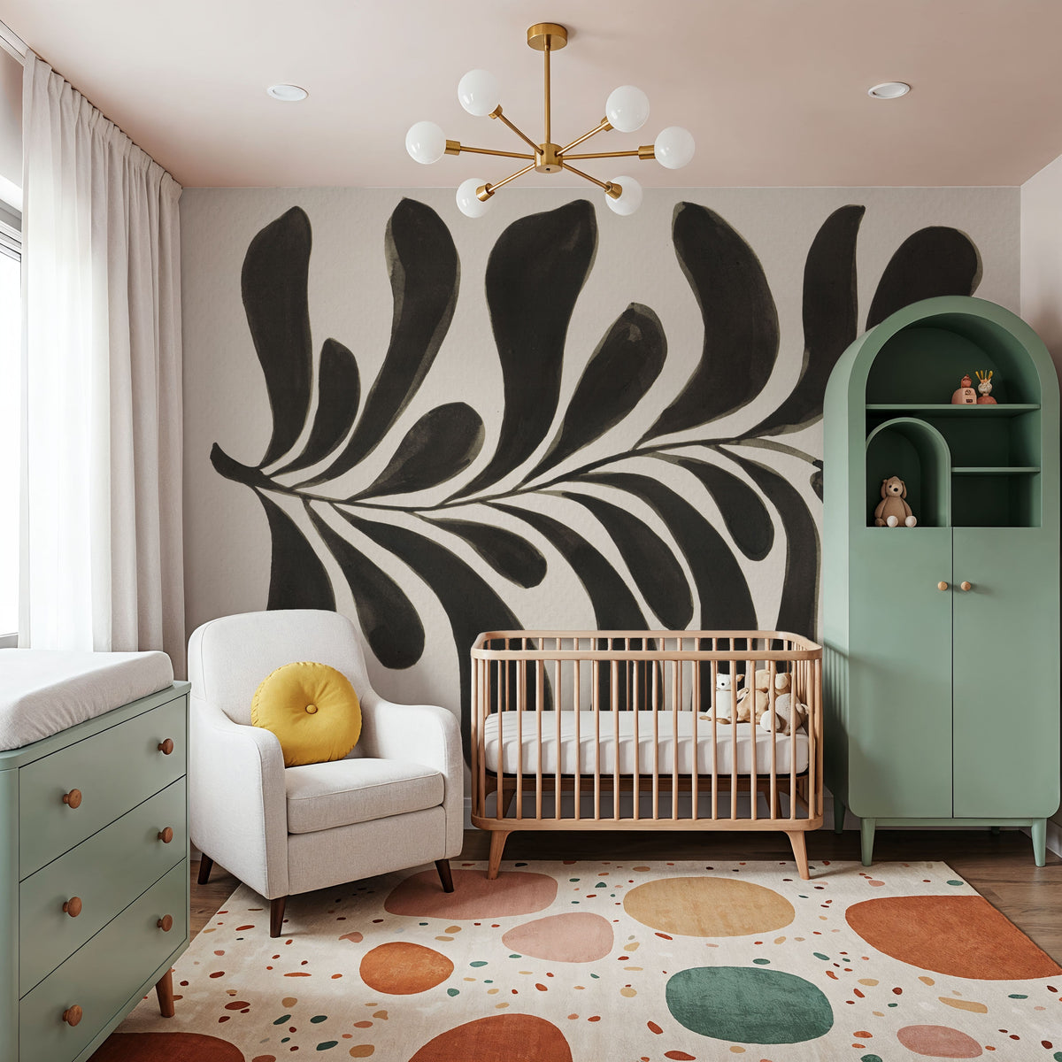Blooming Joy Mural Wallpaper - room preview 04