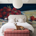 Bowl of Strawberries Mural Wallpaper - room preview 04