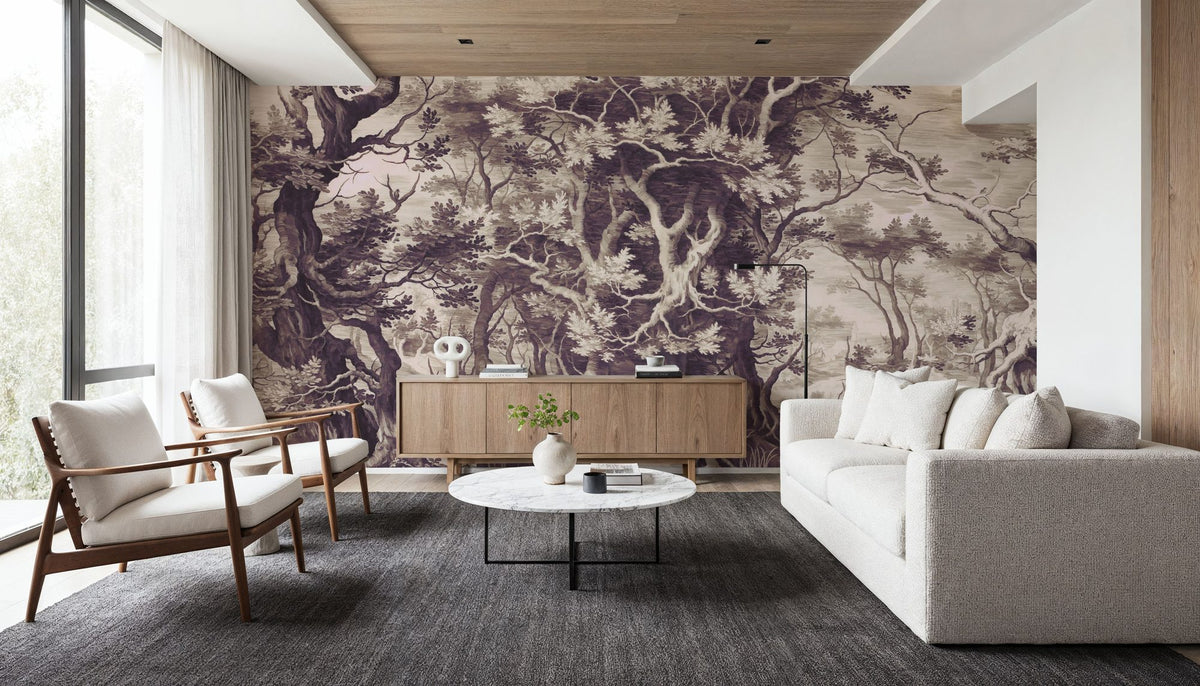 Mystic Forest Mural Wallpaper - room preview 04