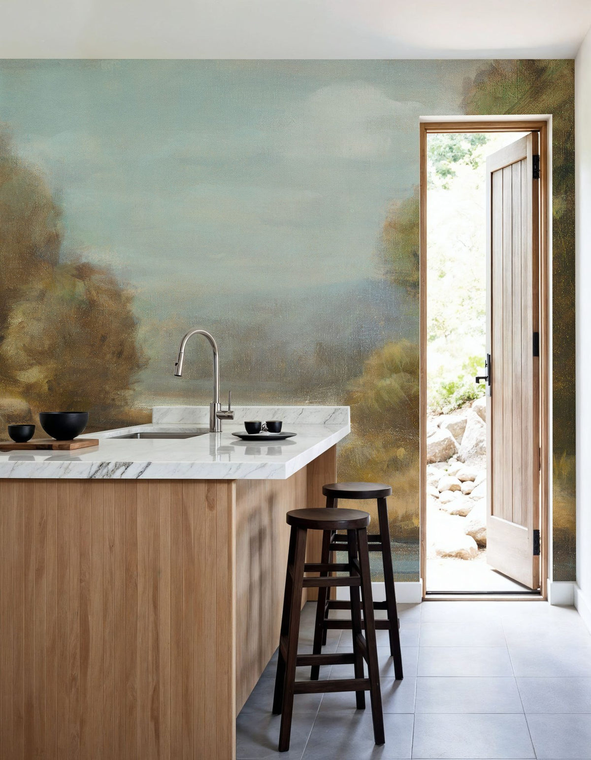 In the Valley II No Boat Mural Wallpaper - room preview 04