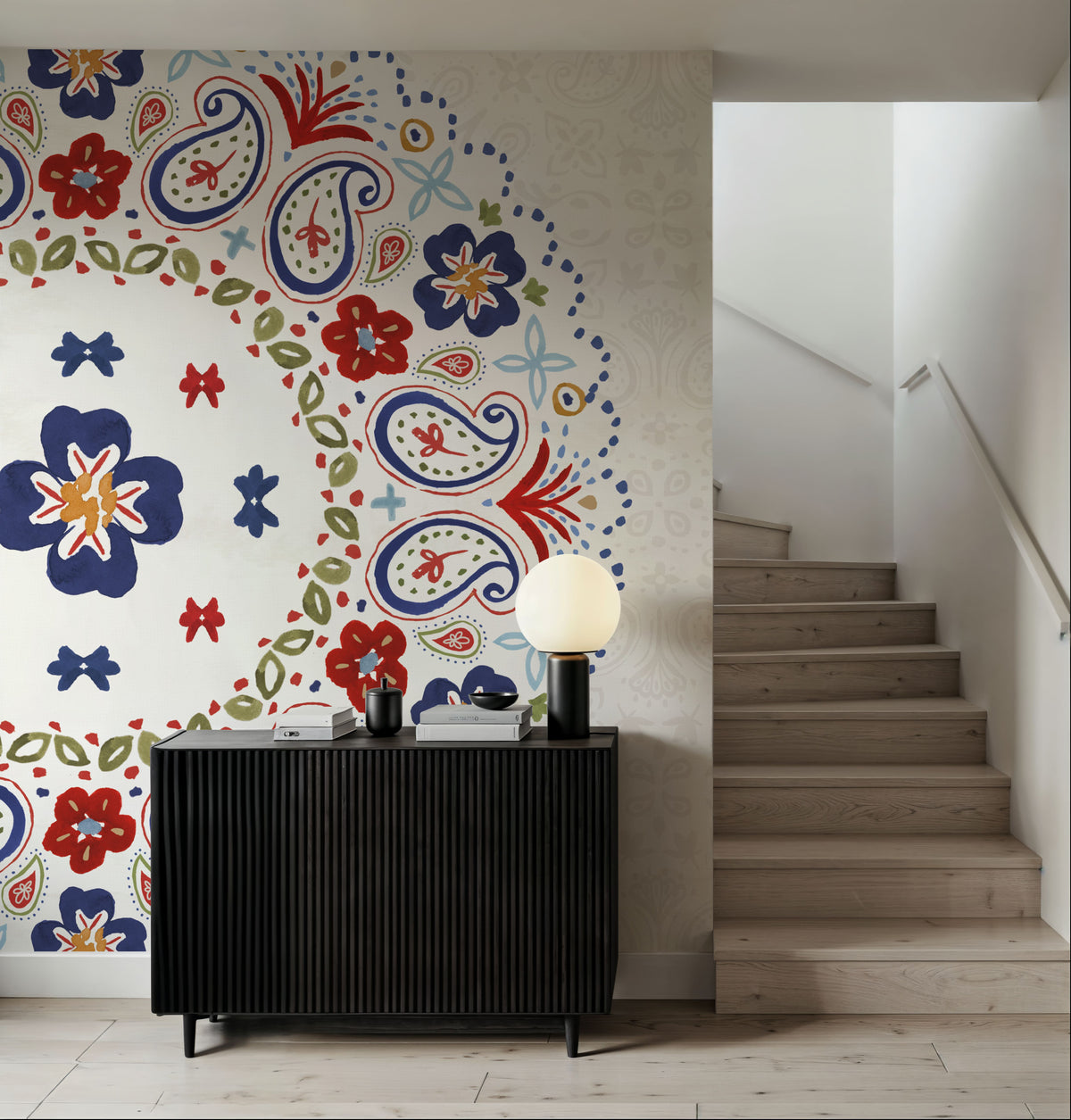 Festive Summer VII Light Mural Wallpaper - room preview 04