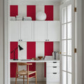 Circus Stripes, Red Mural Wallpaper - room preview 04
