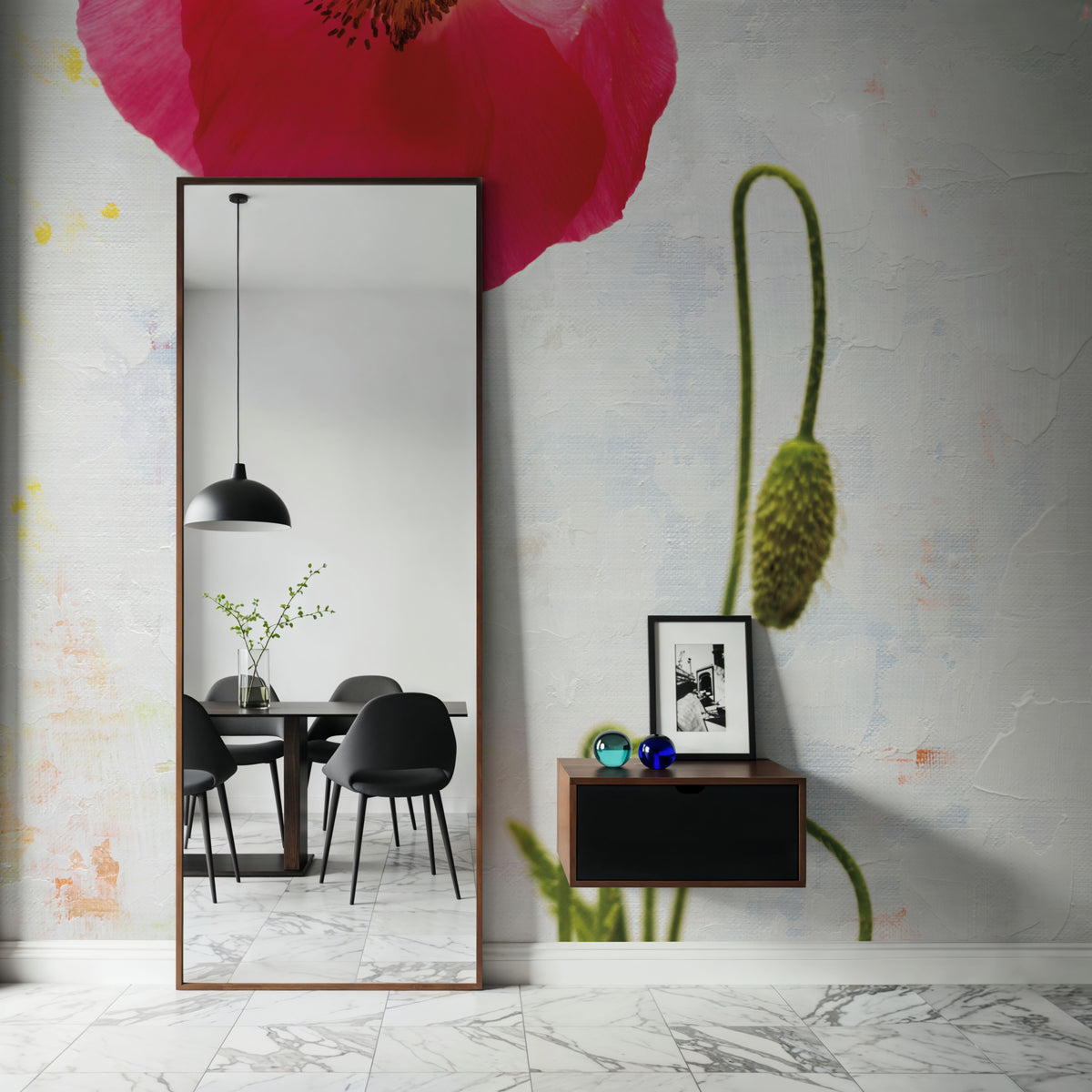 Wonderful Wildflowers I Mural Wallpaper - room preview 04