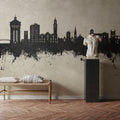 Colchester England Skyline Concrete Mural Wallpaper - room preview 04