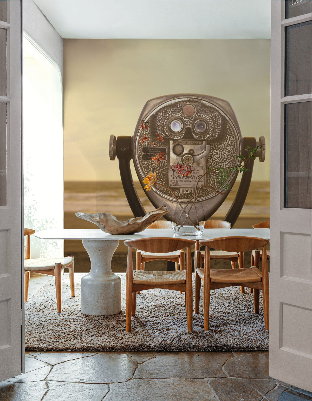 Sunset Viewfinder Mural Wallpaper - room preview 04