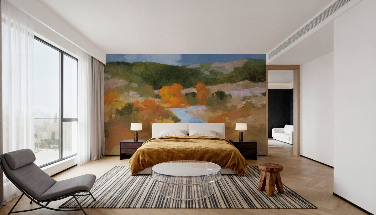 Western Fall Mural Wallpaper - room preview 04