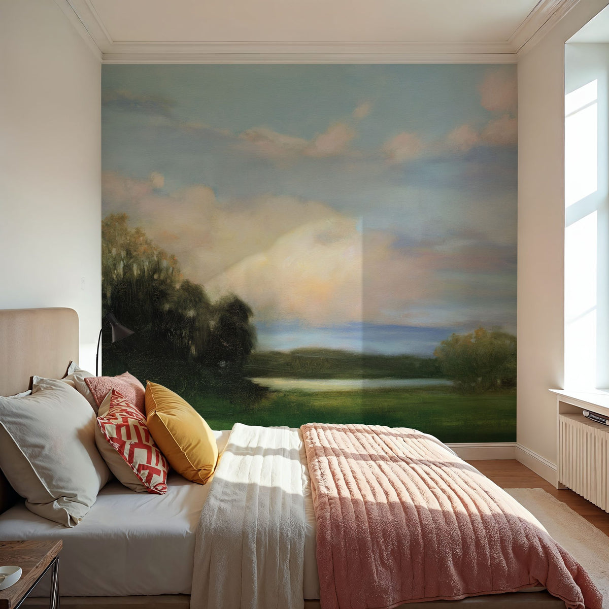Riverside Reverie Mural Wallpaper - room preview 04