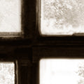 Factory Window, Sepia Mural Wallpaper - room preview 04