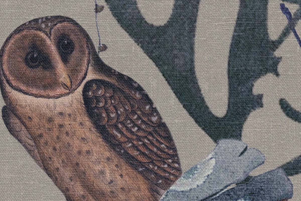 The Swedish Forest, Blue Mural Wallpaper - room preview 04