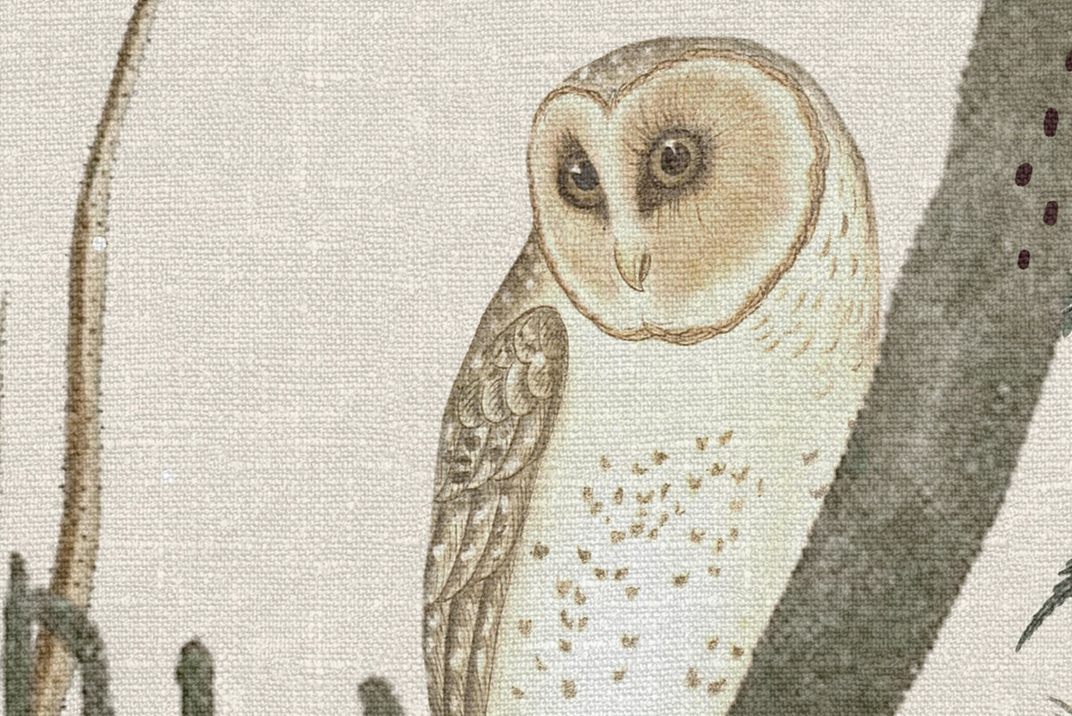 The Swedish Forest, White Mural Wallpaper - room preview 04