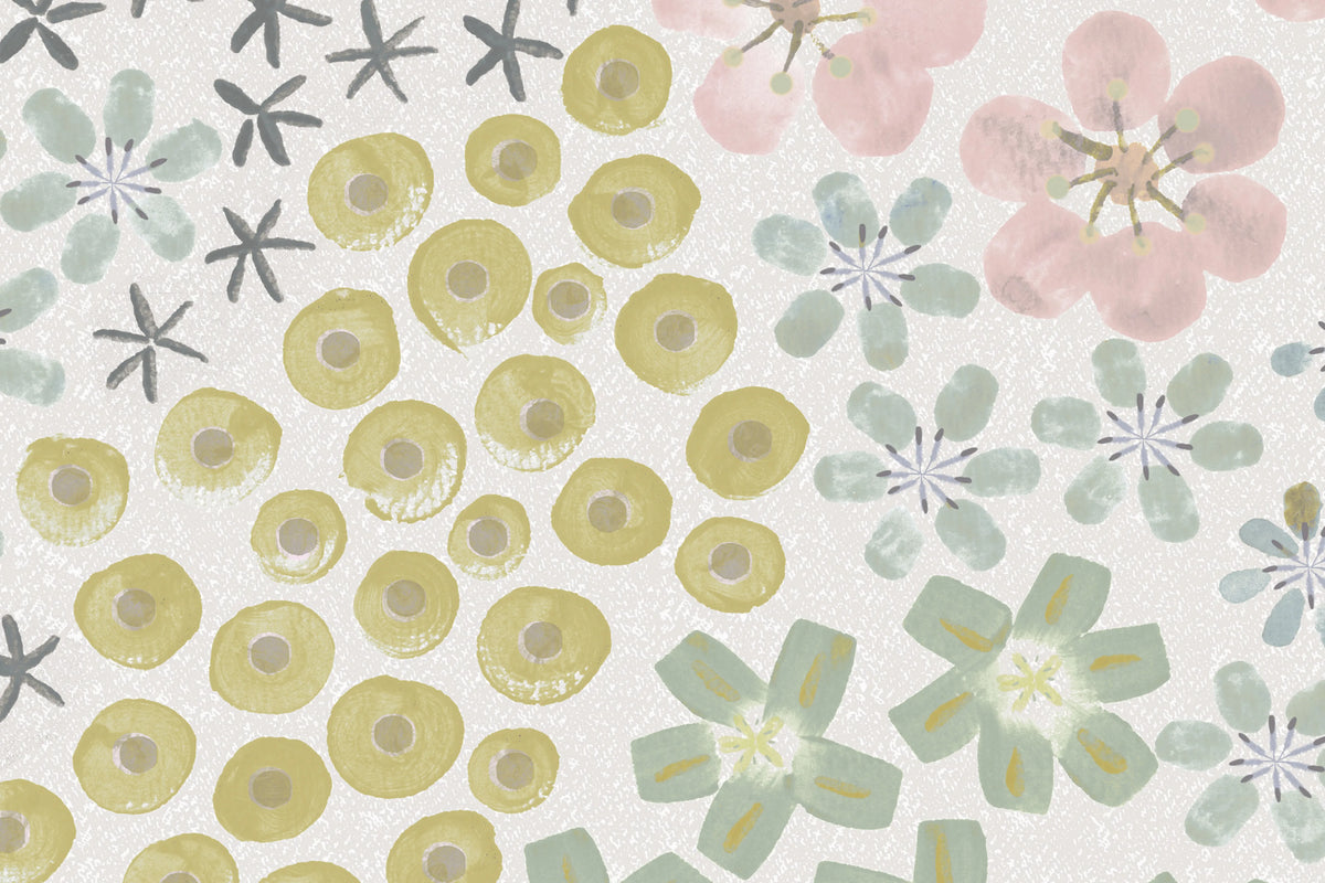 Perennials Mural Wallpaper - room preview 04