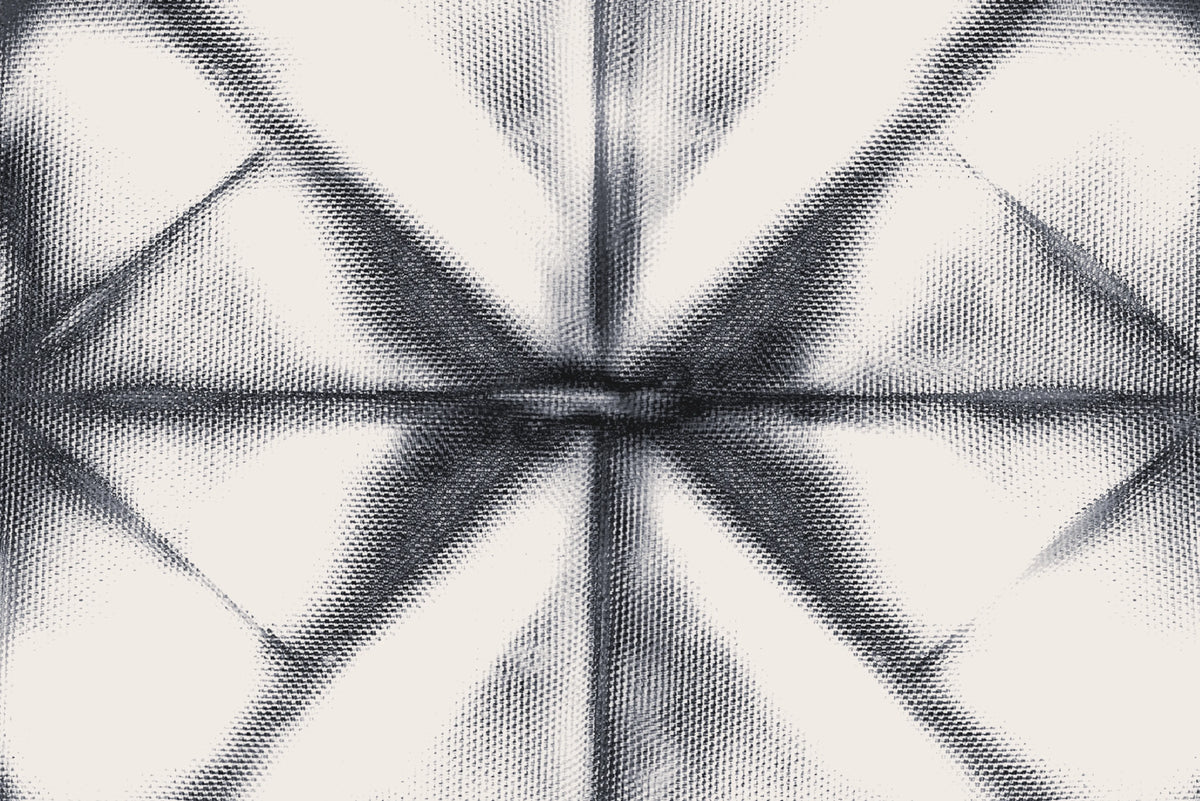 Tie Dye Kaleidoscope, Dark Blue Mural Wallpaper - room preview 04