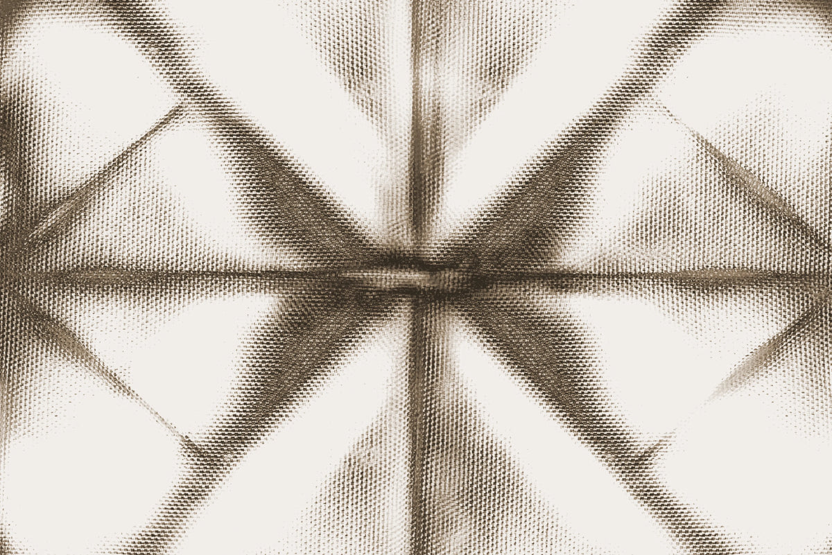 Tie Dye Kaleidoscope, Brown Mural Wallpaper - room preview 04