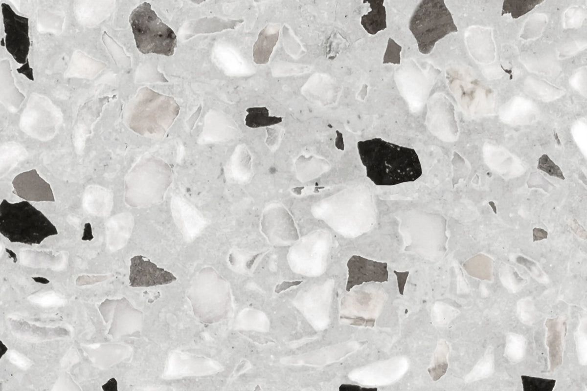 Terrazzo, Stone Grey Mural Wallpaper - room preview 04